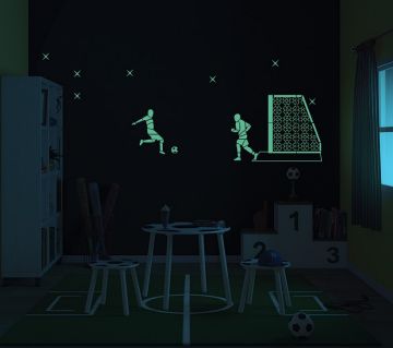 ColourDrive-Asian Paints Flying Kick - Night View Kids Room Decor Design Painting  for 