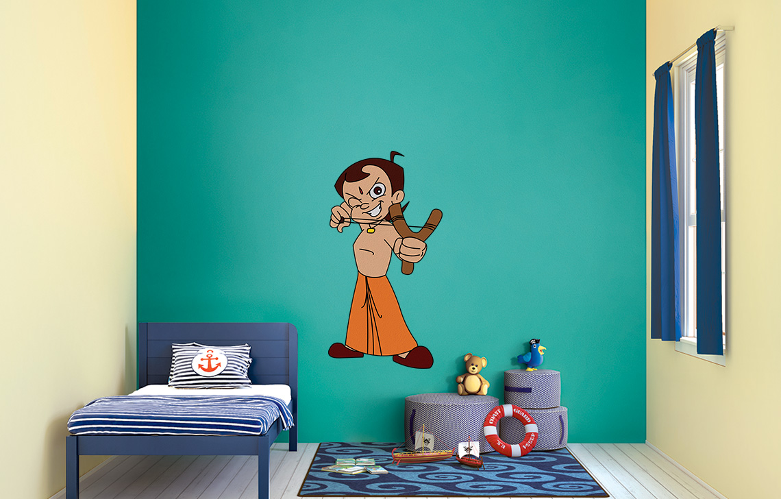 ColourDrive-Asian Sure Shot Bheem Kids Room Decor Design Painting  for 