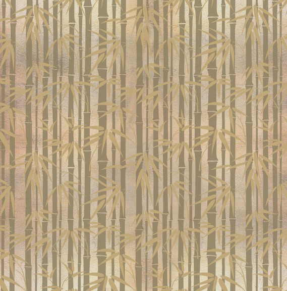 ColourDrive-Royale Luxury Emulsion Bamboo House Wall Stencil Design Painting  for Guest Room