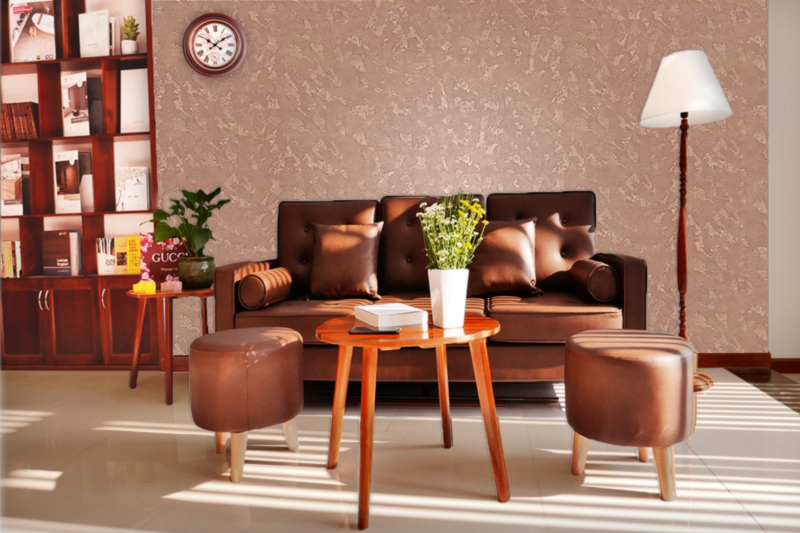Asian Paints Royale Play Brown Classic Safari wall texture painting design for Living Room,Staircase,Exterior Front