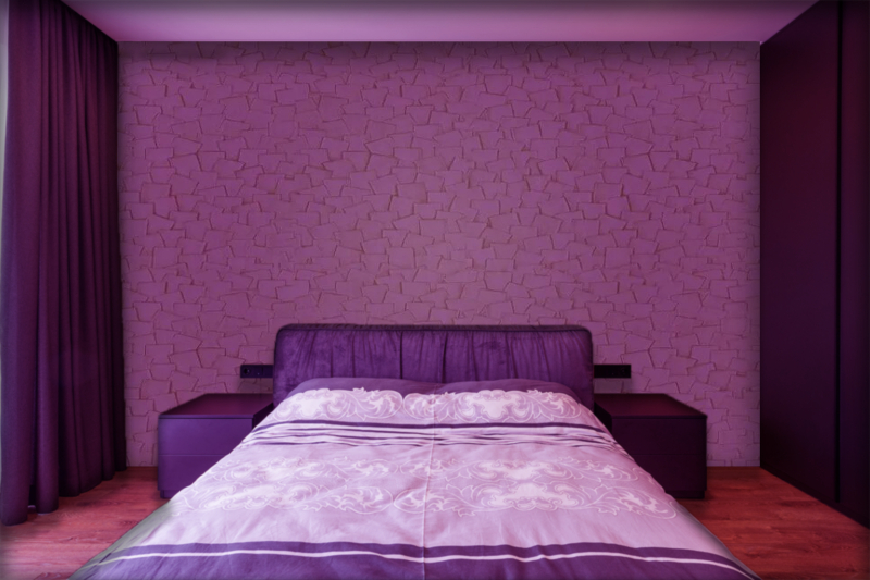 Asian Paints Royale Play Purple,Beige Spatula wall texture painting design for Bedroom,Study Room,Kids Room