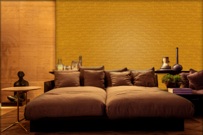 Asian Paints Royale Play Yellow Combing wall texture painting design for Living Room,Guest Room