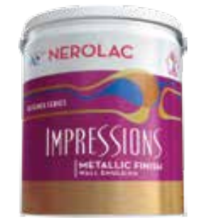 Nerolac Impressions Metallic Finish for Interior Painting : ColourDrive