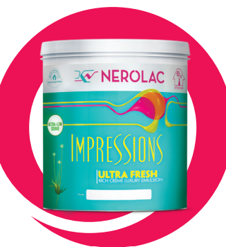 Nerolac Impressions Ultra Fresh for Interior Painting : ColourDrive