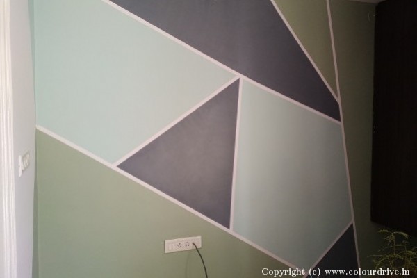 Wallpaper, and Home Painting Recent Project at Electronic City Bangalore