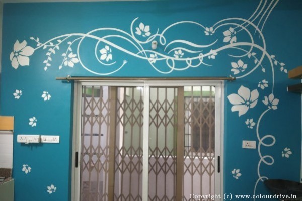 Interior Painting, and Home Painting Recent Project at  Bikshapathi Nagar, Hafeezpet  Hyderabad