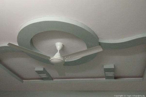 False Ceiling Design Circle With Fan Design False Ceiling For Pooja Room