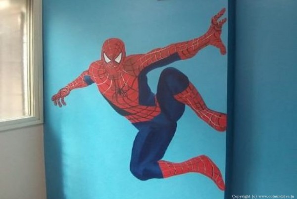 House Painting Ideas Spiderman Kids Room Decor For Kids Room