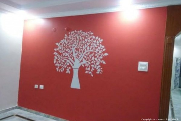 Wall Design Stencils Garder Of Privacy Stencil Painting For Study Room