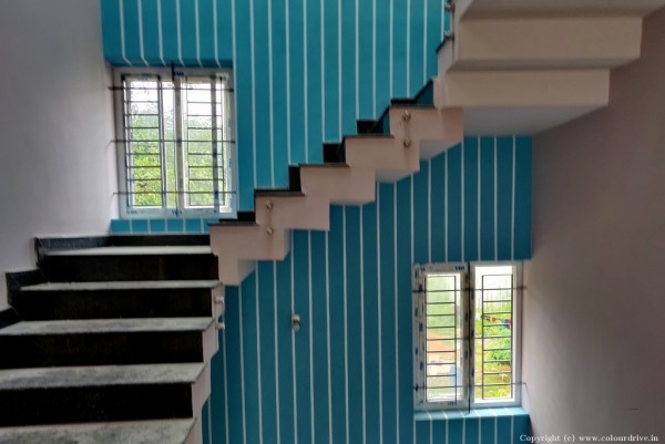 Interior Wall Paint Colors Stair Duplex Wall Interior Painting For Stairs