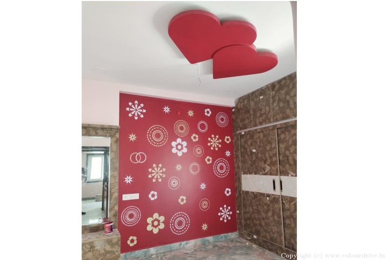 Romantic Room Design Stencils Romantic Design Painting Stencil Painting For Bedroom