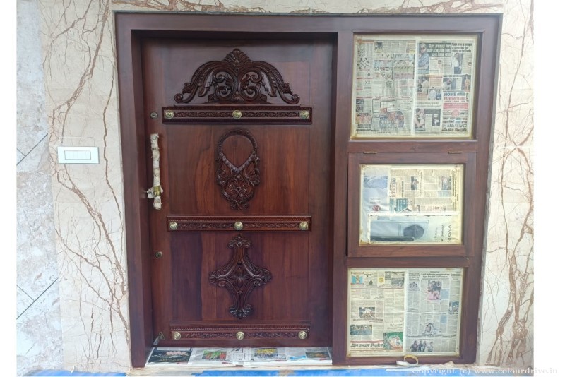 Lamination Main Door Melamine Polish Wood Polish For Door