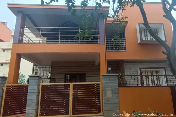 Exterior Painting,  Interior Painting,  Texture Painting, and Home Painting Recent Project at Kathriguppe, Banashankari Bangalore