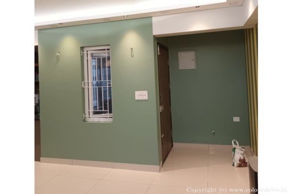 Interior Painting,  Texture Painting, and Home Painting Recent Project at Gottigere, Bannerghatta Road Bangalore