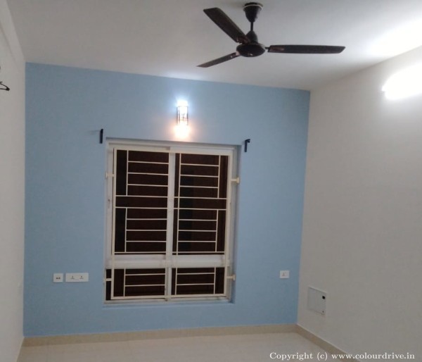 Interior Painting,  Wallpaper, and Home Painting Recent Project at Rajeev Nagar , Erragadda, Hyderabad