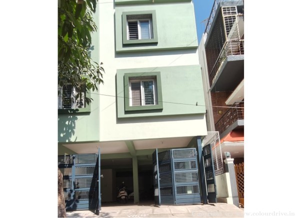 Exterior Painting,  Free Hand Paint Art, and Home Painting Recent Project at JP Nagar  Bangalore
