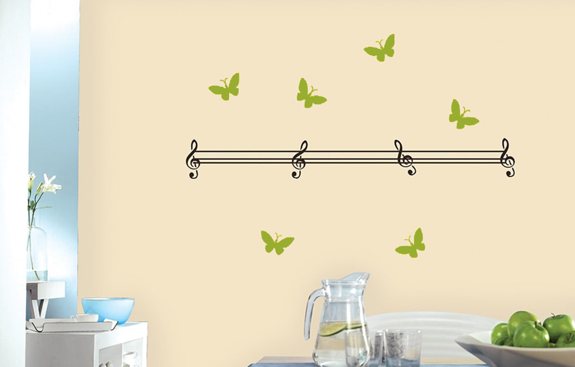 ColourDrive-Royale Luxury Emulsion Nature Stencils Harmony wall stencil design painting for Bedroom,Kitchen Room