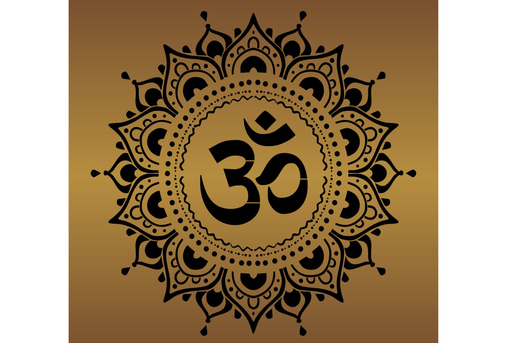 ColourDrive-Royale Luxury Emulsion Asian Paint OM with Mandala wall stencil design painting for Study Room,Pooja Room