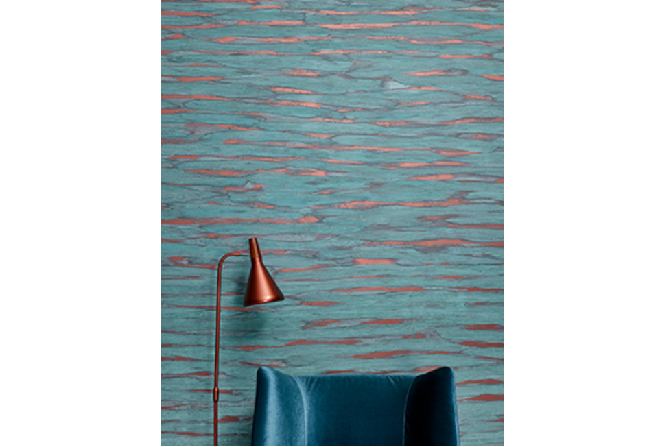 ColourDrive-Royale Play Ironic IDC Ironic Metallico Verdi wall texture design painting for Living Room,Traditional Office Space