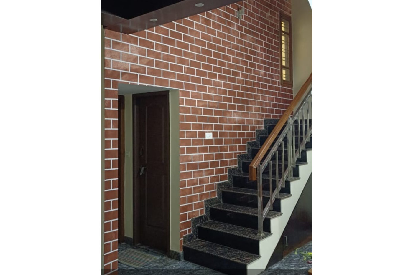 ColourDrive-Asian Paints Royale Play Royale Play Infinitex Faux Brick Design wall texture design painting for Living Room,Study Room