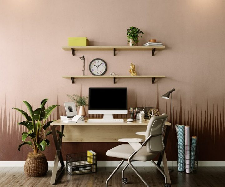 ColourDrive-Asian Paints Royale Play Interior Textures Dune Ombre wall texture design painting for Living Room,Dining Hall