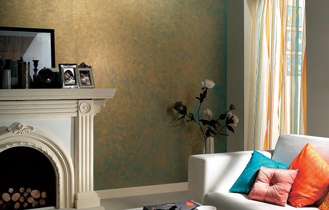 ColourDrive-Asian Paints Royale Play Royale Play Metallic Sponging wall texture design painting for Living Room,Study Room