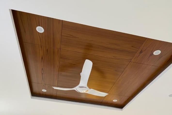 ColourDrive-Gypsum Gypsum Wooden Design wall falseCeiling design painting for Living Room,Master Bedroom