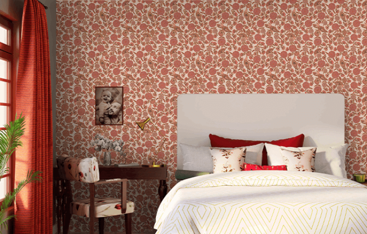 ColourDrive-Asian Paints Nilaya wallpaper Asian Paints Nilaya Wallcoverings Bater Wallpaper wall houseWallpaper design painting for Master Bedroom