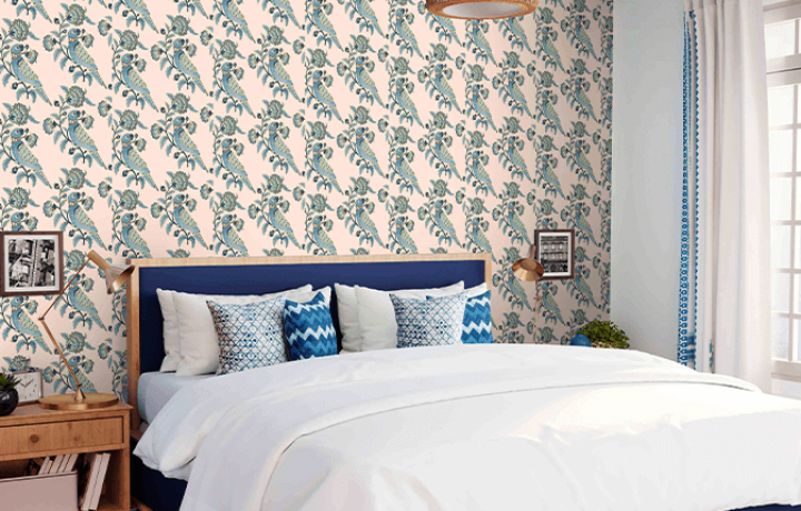 ColourDrive-Asian Paints Nilaya Wallpaper Asian Paints Nilaya Wallcoverings Mithu Miyan Wallpaper wall houseWallpaper design painting for Bedroom