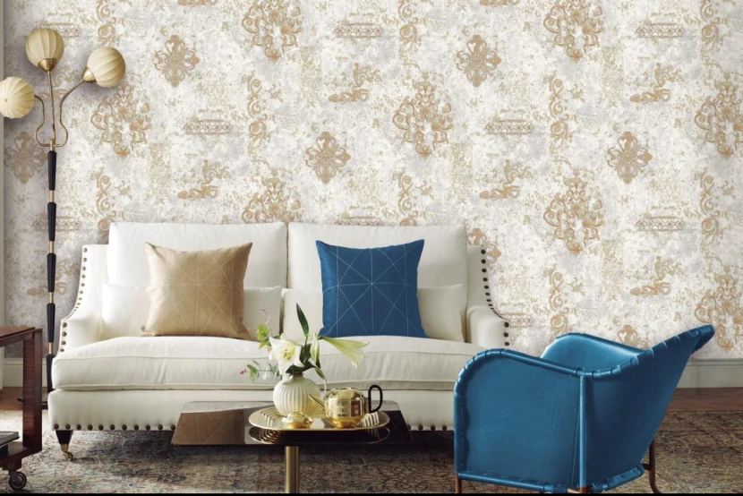 ColourDrive-Korean Wallpaper Texas Wallpaper P27 Pattern wall houseWallpaper design painting for Living Room,Master Bedroom
