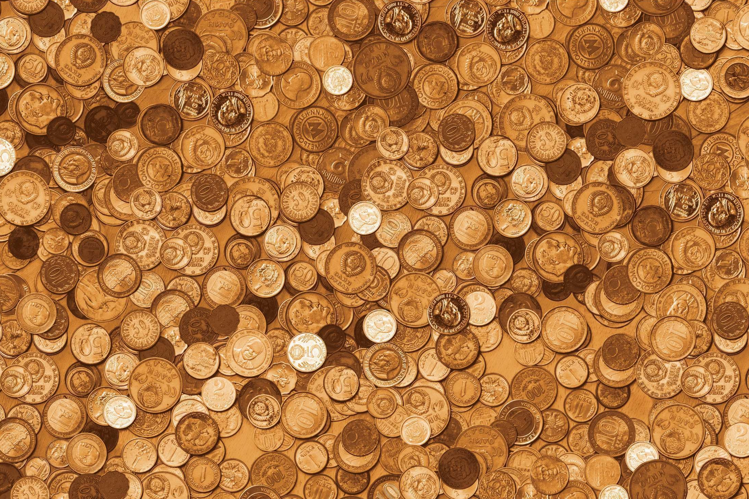 ColourDrive-Korean Wallpaper Nature Wallpaper Coin Money 88420 wall houseWallpaper design painting for Bedroom,Dining Hall