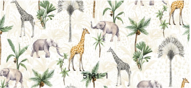 ColourDrive-Korean Wallpaper Kids Wallpaper Jungle Theme wall houseWallpaper design painting for Kids Room,Kids Play School