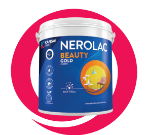 Nerolac Beauty Gold Metallic for Interior Paint