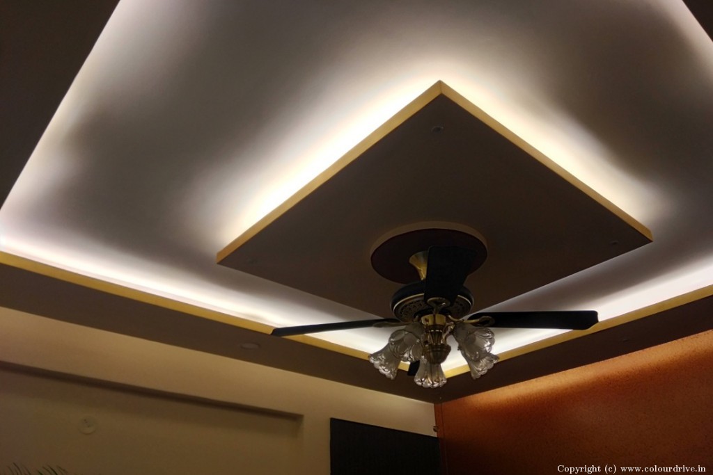 Interior Wall Colour Combinations Square Shape Fan Ceiling Interior Painting for Living Room