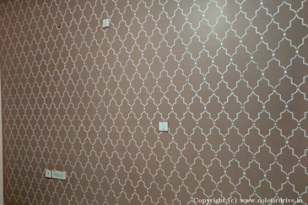 Interior Painting, Stencil Painting, and Home Painting Recent Project at Harlur Road Bangalore
