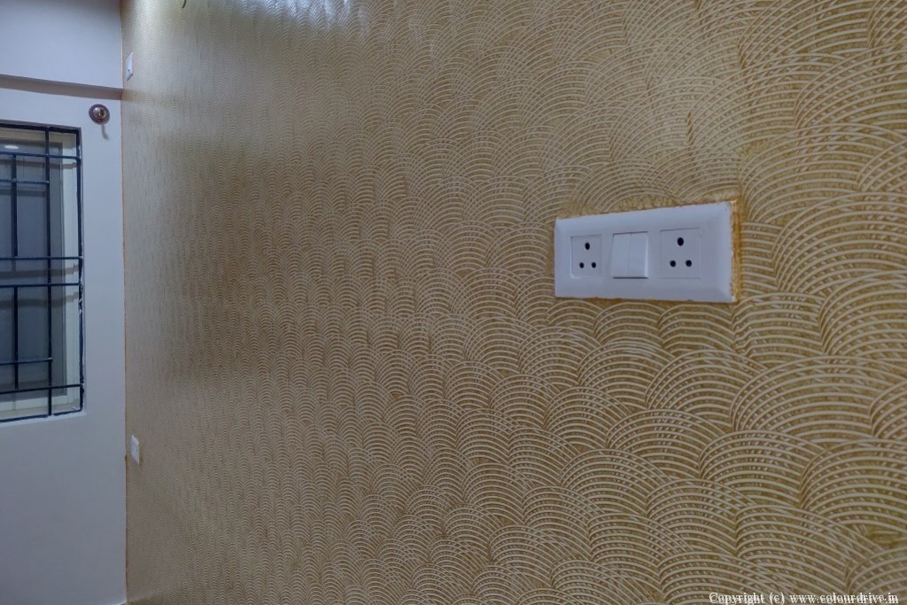 Wall Design Texture Paint Combing Paint Design Texture Painting for Guest Room