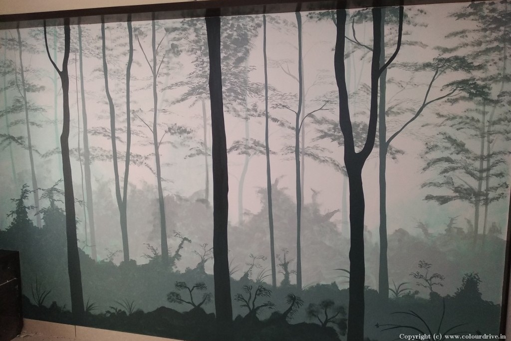 Designer Wallpaper Home Decor Forest View Wallpaper for Living Room