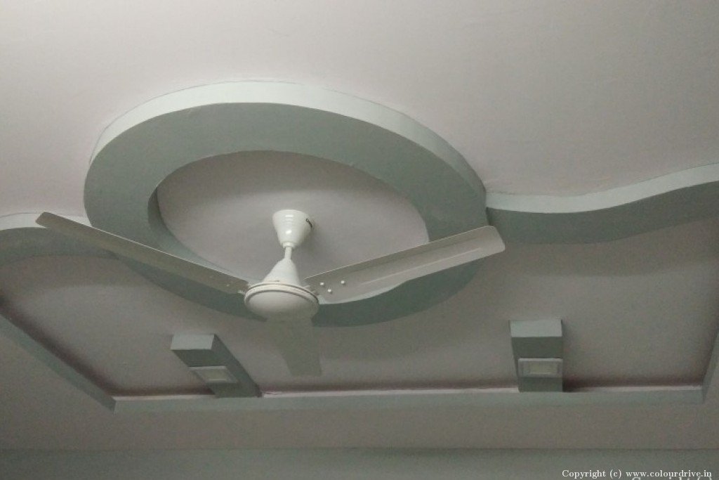 False Ceiling Design Circle With Fan Design False Ceiling for Pooja Room