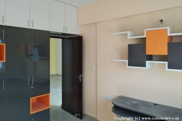 Interior Painting, Wallpaper, and Home Painting Recent Project at Electronic city phase1, Bangalore