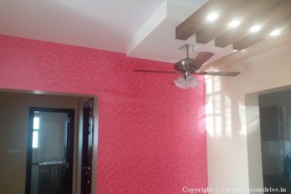 False Ceiling, Interior Painting, and Home Painting Recent Project at Electronic City  Bangalore