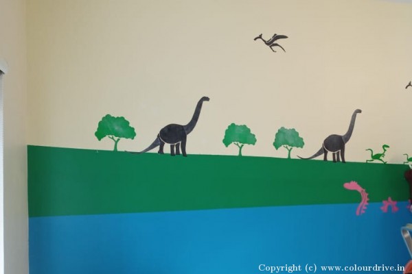 Interior Painting, Kids Room Decor, Wallpaper, and Home Painting Recent Project at Kothnurdinne Road, JP Nagar 7th Phase Bangalore
