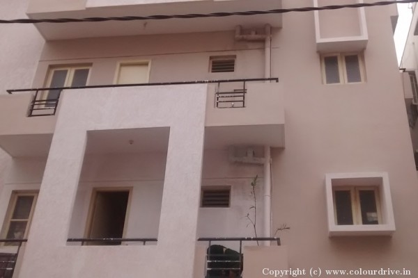 Exterior Painting, and Home Painting Recent Project at Bannerghatta Road Bangalore