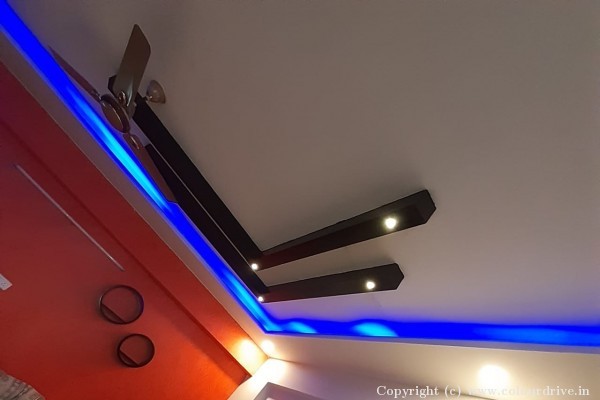 False Ceiling, and Home Painting Recent Project at Bannerghatta Road Bangalore