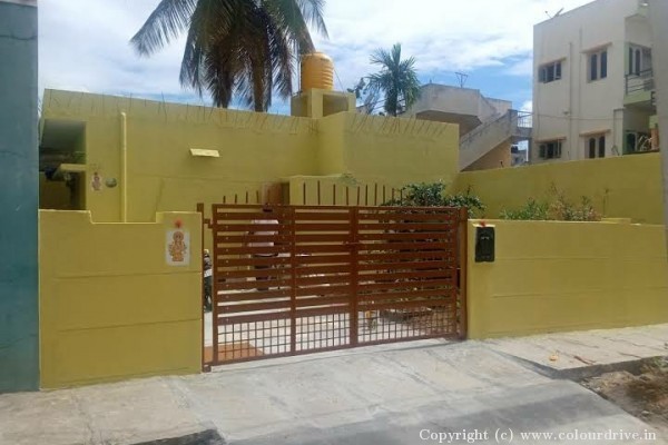 Exterior Painting, and Home Painting Recent Project at Bannerghatta Road Bangalore