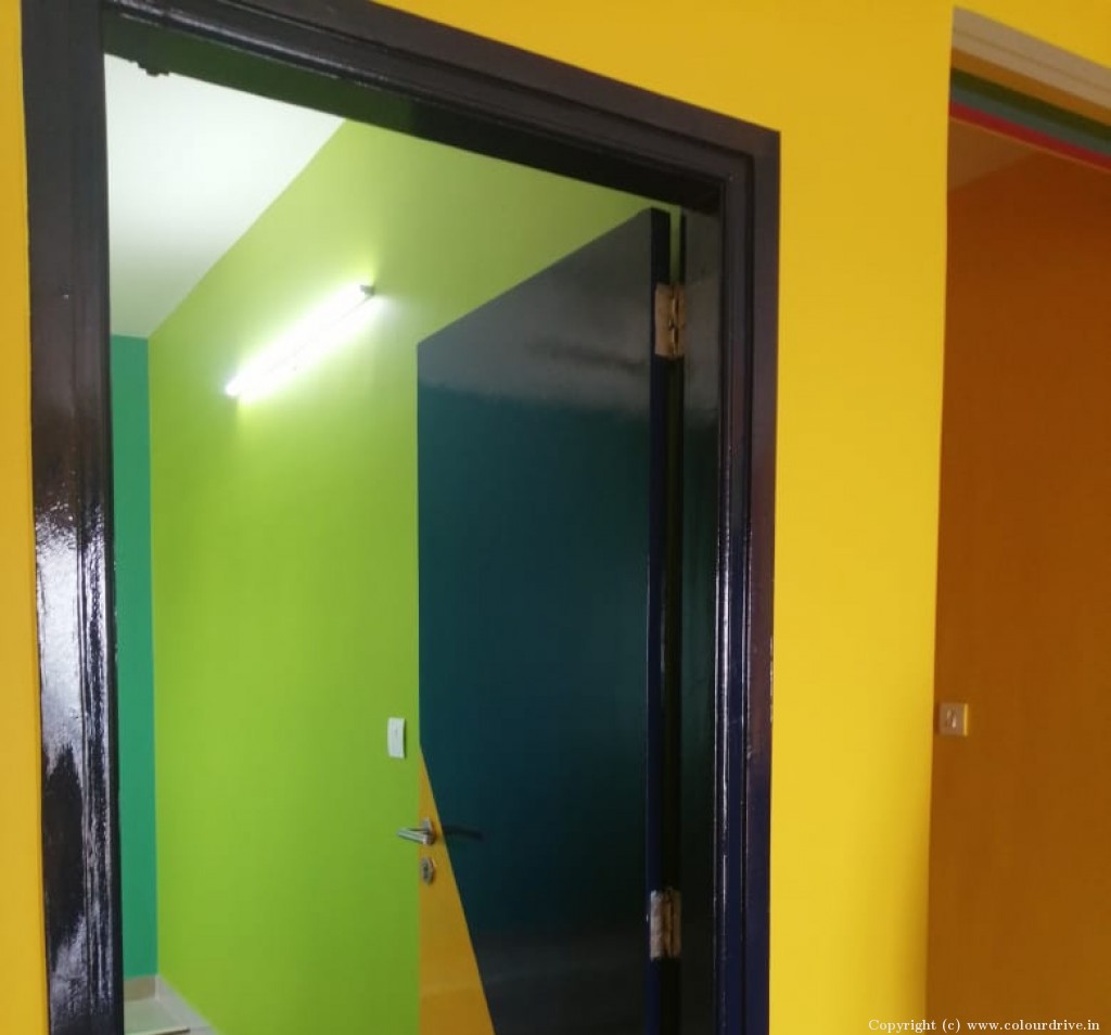 Drawing Room Colour Multicolor Door Paintng Metal Painting for 