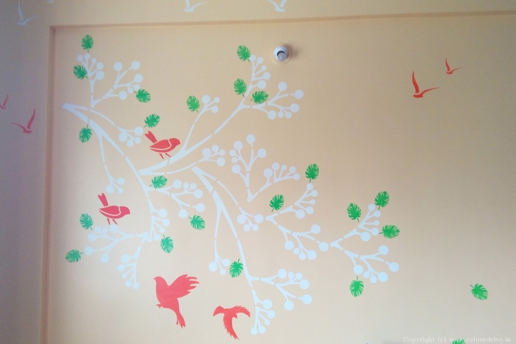 Best Wall Designs Stencil Study Room Idea Stencil Painting for Living Room