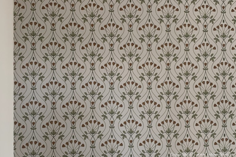 Wallpaper Ideas Tulip Ogee Wallpaper Wallpaper for Living Room