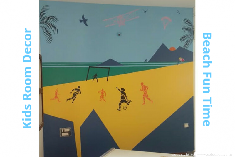 Design for Kids Walls Beach Fun Time Kids Room Decor for Kids Room