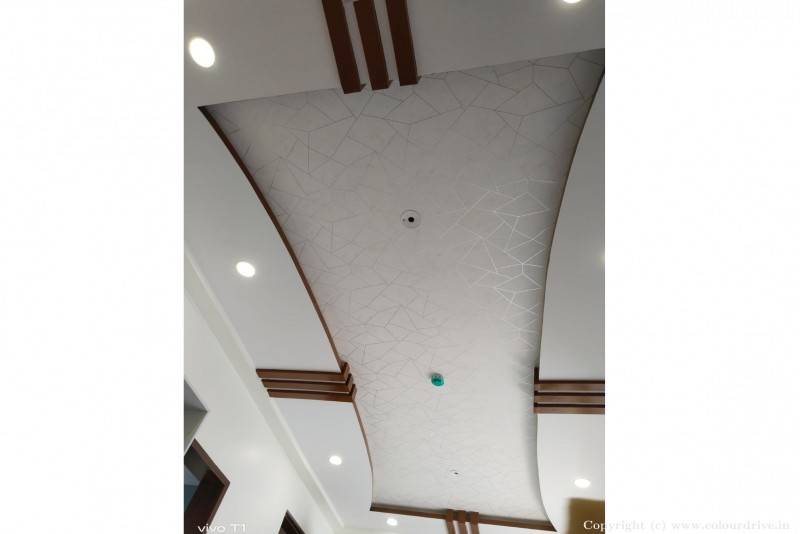 False Ceiling Design for Home False Ceiling With Wooden Grains False Ceiling for Living Room