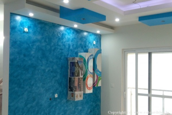 False Ceiling, Texture Painting, and Home Painting Recent Project at Sarjapur Road Bangalore